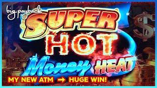 SUPER HOT Money Heat HUGE SLOT MACHINE WIN!