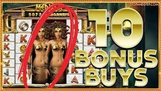 10 BONUS BUYS! Fishin' Frenzy Megaways & MORE!! - Online Casino Action !