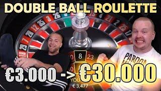 INSANE Double Ball Roulette Big Win Session