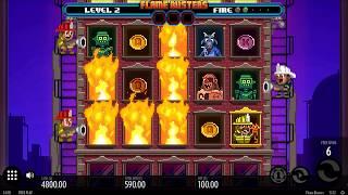 Flame Busters Mega Win - Game Play - by Thunderkick