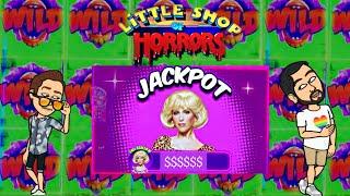 MEAN GREEN MOTHER BONUS Little Shop Of Horrors Brings a JACKPOT Progressive WIN!