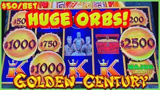 Dragon Link Golden Century MASSIVE MAJOR JACKPOT HANDPAY $50 MAX BET BONUS Slot Machine Casino