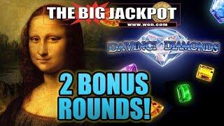 DA VINCI DIAMONDS!  BONUS ROUND WIN$ | The Big Jackpot
