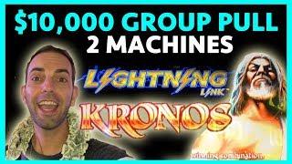 WHOA BABY!$10,000 Group Pull!Lightning LinkKronosCosmo LAS VEGAS  BCSlots