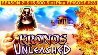 Kronos Unleashed Slot Machine $6 Max Bet BIG WIN | Lightning Respins  | Season 2 EPISODE #23