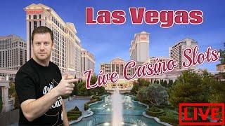 1st Ever Live Casino Slot Play from Caesars Palace in Las Vegas!
