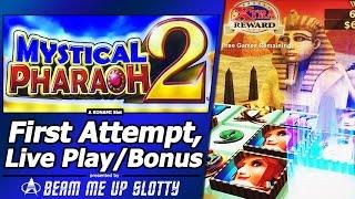 Mystical Pharaoh 2 Slot - Live Play, Re-Spin Feature and Free Spins Bonus