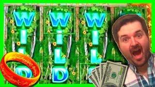MASSIVE WINNING on Lord of The Rings Slot Machine Bonuses With SDGuy1234