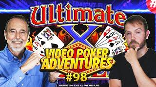 Lots of BIG Ultimate X Multipliers Today! Video Poker Adventures 98 • The Jackpot Gents