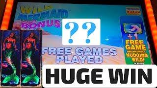 MAX BET HUGE WIN - Wild Mermaid Slot Machine Bonus