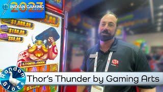 Thor's Thunder Slot Machine by Gaming Arts at #IGTC2023