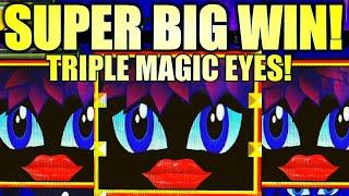 TRIPLE MAGIC EYES!! WHAT A SUPER FINALE!!  MAGIC EYES Slot Machine (Aristocrat Gaming)