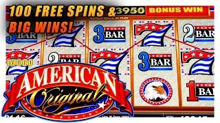 I WIN AT THIS SLOT EVERY TIME I PLAY IT @ THE VENETIAN!  AMERICAN ORIGINAL CLASSIC  100 FREE SPINS