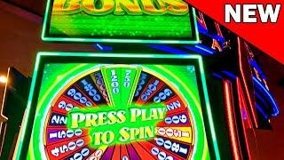 I SAW A WHEEL AND SAT DOWN!!! * THIS NEW GAME HAD A FAMILIAR FEEL!!! - Las Vegas Casino Slot Machine