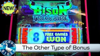 New️Bison Treasure Prize Catch Slot Machine Bonus