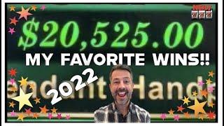 MY FAVORITE BIGGEST WINS AND BEST SLOT MACHINE JACKPOTS IN 2022!