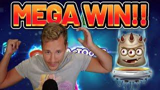 MEGA WIN!!! REACTOONZ BIG WIN -  Casino slot from Casinodaddy LIVE STREAM