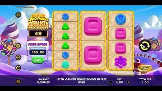Candyways Bonanza Megaways slot machine by Stake Logic gameplay  SlotsUp