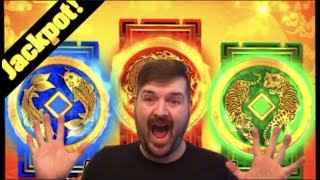 FLIPPING OUT OVER Massive Wins On Coin Trio Slot Machine!  JACKPOT HAND PAY!