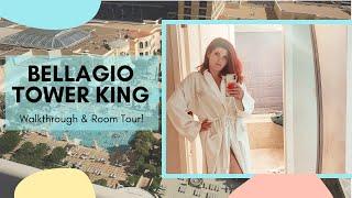Bellagio Hotel Resort Tower King Room Tour! (After Re-opening) Las Vegas 2020
