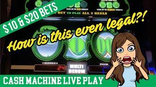 Cash Machine Slot Machine  Winstar - Live Play! Max Bet/High Limit - Plus Quick Hits in Las Vegas