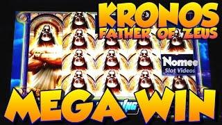 HUGE MEGA WIN!!!  KRONOS FATHER OF ZEUS Slot Machine  TwinStar