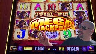 ️ MASSIVE ️MY BIGGEST JACKPOT BUFFALO GOLD $18 BET!!! #resortsworld #jackpot  #handpay