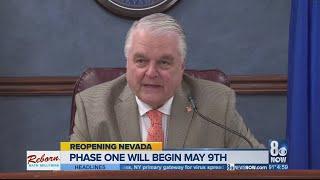 Governor Sisolak Announces Nevada To Enter Into Phase One Of Reopening Plan May 9