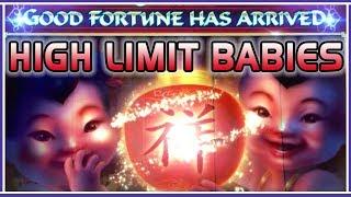 High Limit BABIES  on Fu Dao Le + MORE!   Slot Fruit Machine Pokies w Brian Christopher