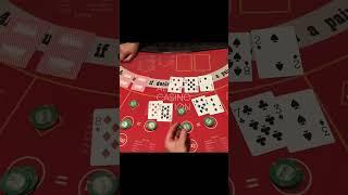 SURPRISE DOUBLE FLUSH FOR HUGE ULTIMATE TEXAS HOLD'EM WIN!! #shorts
