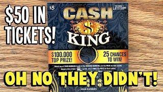 **NEW TICKET WINS!!**  10X Cash King!  TEXAS LOTTERY Scratch Offs