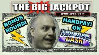 BONU$ ROUND HANDPAY  on ️ THUNDER CASH️ | The Big Jackpot