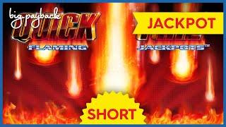 I WON THE GRAND JACKPOT!!! Quick Fire Flaming Jackpots Slot! WOW!! #Shorts