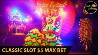 ️SPRING FESTIVAL MAX BET $5 BONUS️OLD CLASSIC ARISTROCAT GAME WITH HUGE POTENTIAL SLOT MACHINE