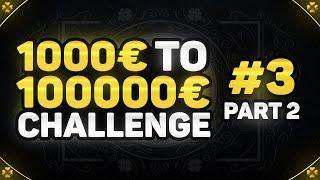 €1,000 TO €100,000 CHALLENGE - DEAL OR NO DEAL, DREAMCATCHER AND REACTOONZ | ATTEMPT #3 PART 2