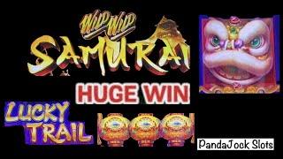 Finally! A BIG WIN on Wild Wild Samurai! And the new Lucky Trail