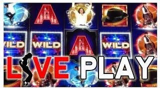 LIVE PLAY  Slot Machines with MJ + MORE!  Slot Machine Pokies w Brian Christopher