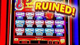 I RUINED MY LIFE CHASING THE DEVIL IN LAS VEGAS!!! -- Smokin' Hot Stuff Jackpot Respins Slot Machine