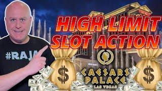 High Limit Slot Action at Caesars Palace in Las Vegas!