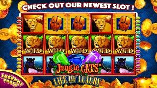 NEW SLOT - Play Jungle Cats: Life of Luxury at Jackpot Party Casino!