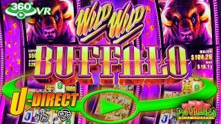 FIRST EVER ON YOUTUBE  WILD WILD BUFFALO IN 360 / #VR LIVE PLAY AT THE CASINO  U-DIRECT THE ACTION