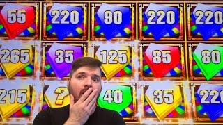 NEVER BEFORE SEEN On YOUTUBE!  FILLING THE SCREEN On High Limit Wheel Of Fortune Mystery Link
