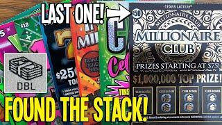 FOUND THE STACK!  LAST $50! $170/Tickets $50 Millionaire Club  Fixin To Scratch