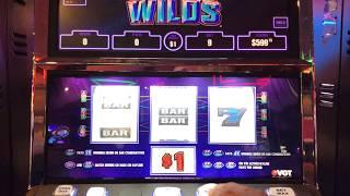 $9 BET VGT LUCKY DUCKY ELECTRIC WILDS SLOT WITH RED SCREENS AT CHOCTAW !!!