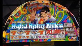 High Limit VGT 9 Lines Magical Mystery Millions! Live Play and Red Screens! High Limit/Max Bet!