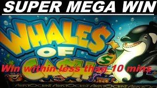 SUPER MEGA WIN within less than 10 minWhales of Cash Slot machine$2.50 Bet