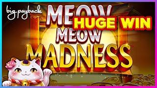 HUGE WIN! Meow Meow Madness Slot - SHOCKING MULTIPLIERS!