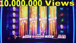 10.000.000 Views Special Live Stream Slot Play  | SUPER BIG WIN At The Voice Slot