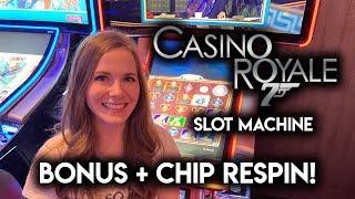 James Bond Casino Royale! BONUS + Chip Re-Spins!!
