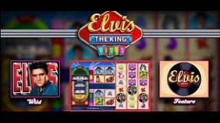 Elvis DOUBLE MONEY BURST- King of Lives (WMS) Bonus Win
